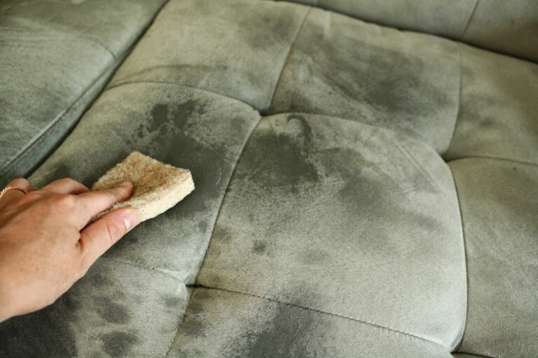 Clean Microfiber Couch